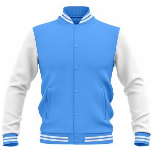 LJ-116 Blue Personalized Varsity Letter Jacket