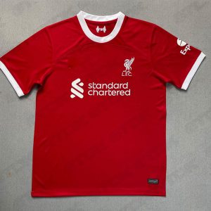 Red Football Team Jersey 100% Polyester Tear Resistant Fan Football Jersey