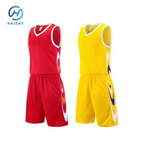 Men's Basketball Jersey – Moisture-Wicking Polyester, Breathable, Lightweight, Available in Red/Blue/Black